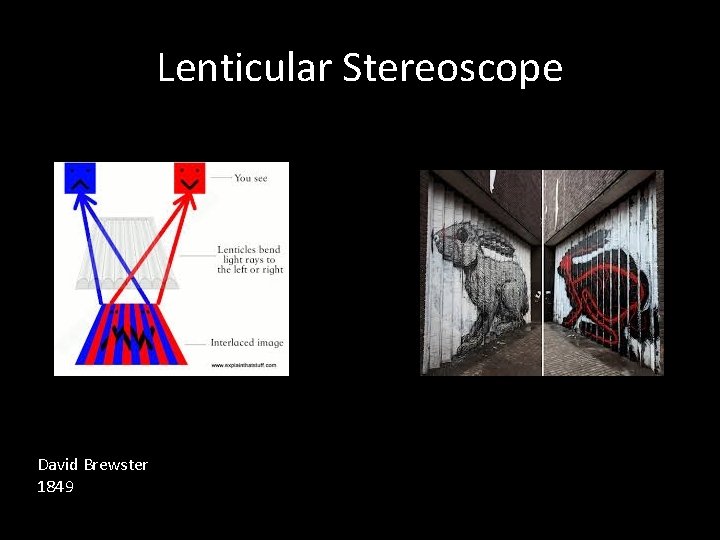 Lenticular Stereoscope David Brewster 1849 