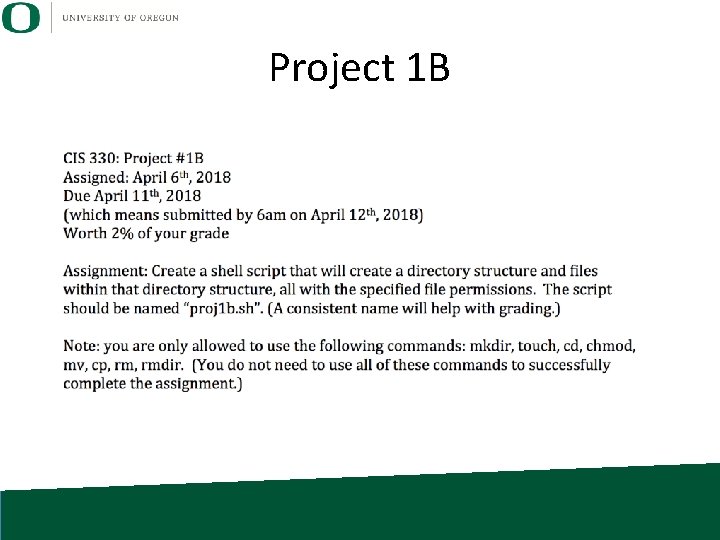 Project 1 B 