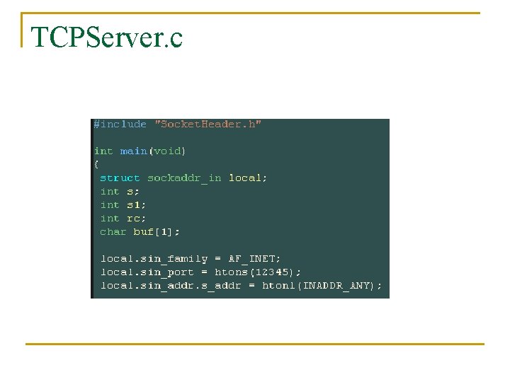 TCPServer. c 