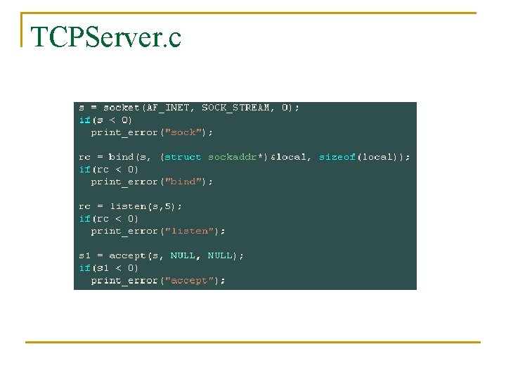 TCPServer. c 