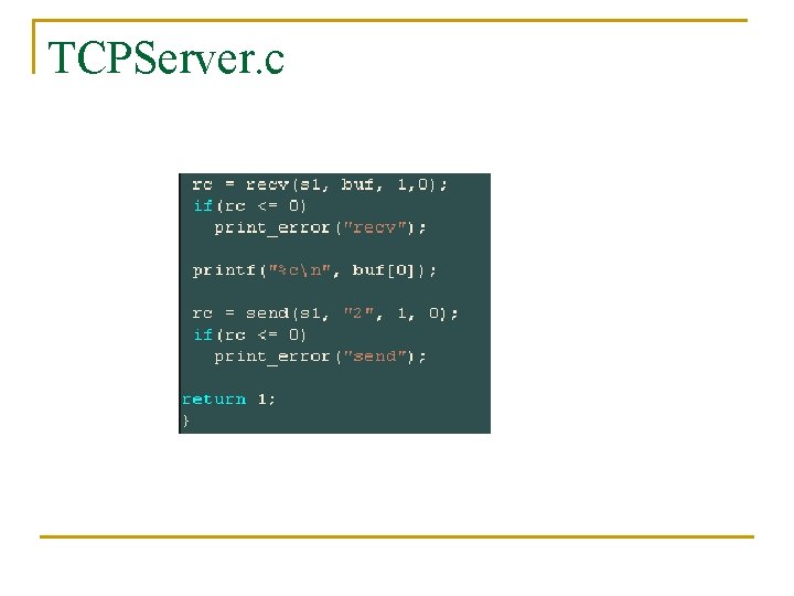 TCPServer. c 