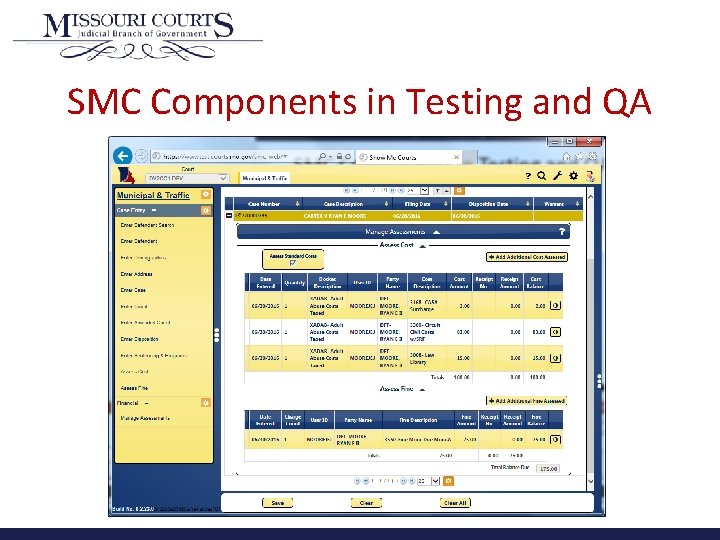 SMC Components in Testing and QA 