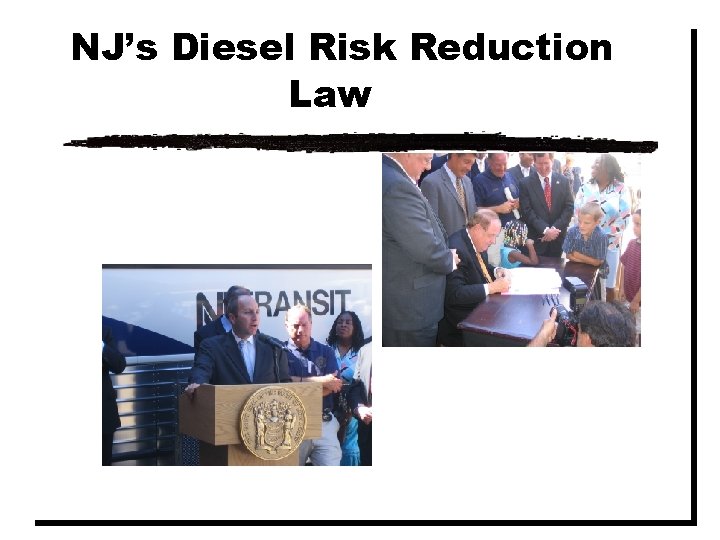 NJ’s Diesel Risk Reduction Law 