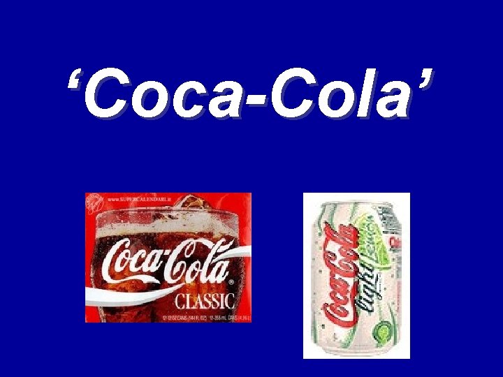 ‘Coca-Cola’ 