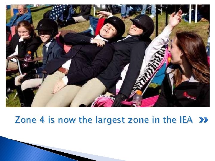 Zone 4 is now the largest zone in the IEA 