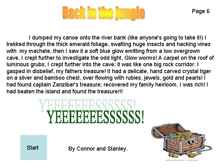 Page 6 I dumped my canoe onto the river bank (like anyone's going to