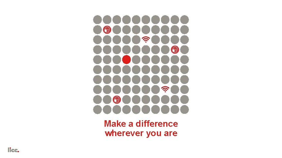 Make a difference wherever you are 