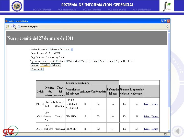 SISTEMA DE INFORMACION GERENCIAL 