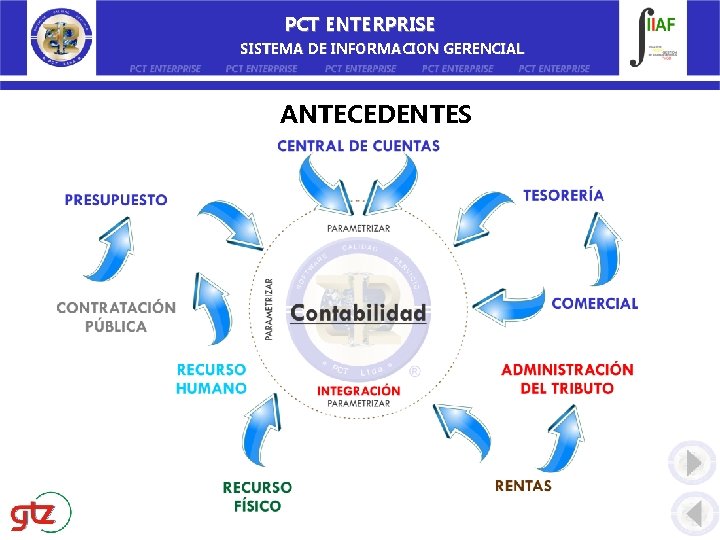 PCT ENTERPRISE SISTEMA DE INFORMACION GERENCIAL ANTECEDENTES 