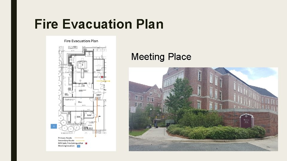 Fire Evacuation Plan Meeting Place 