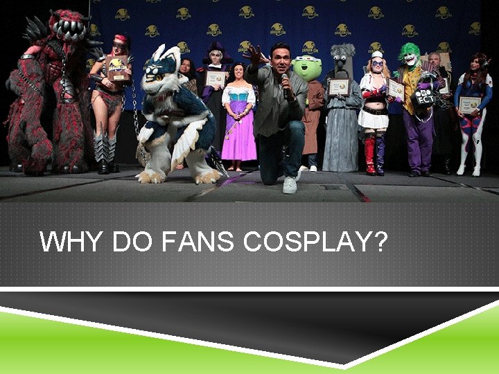 WHY DO FANS COSPLAY? 