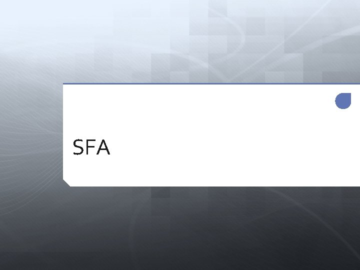 SFA 