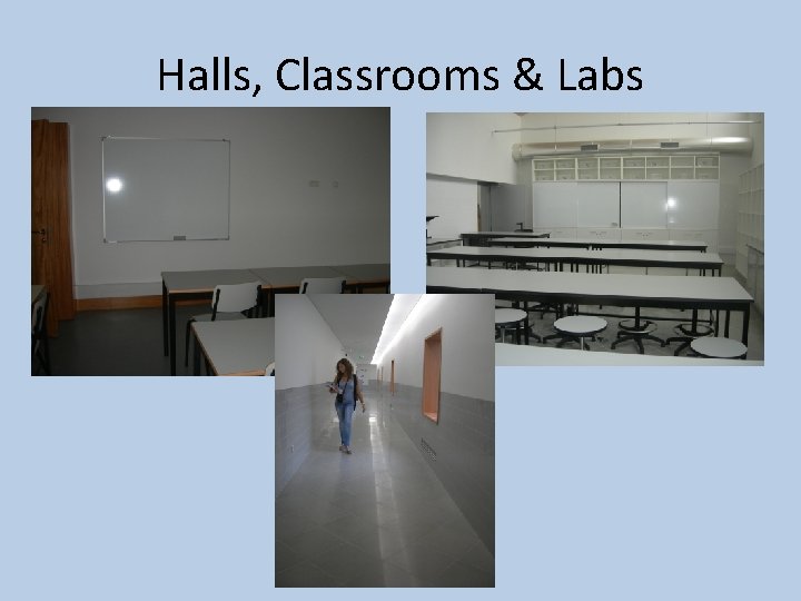 Halls, Classrooms & Labs 