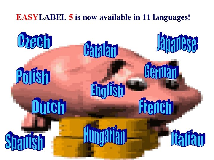 EASYLABEL 5 is now available in 11 languages! 