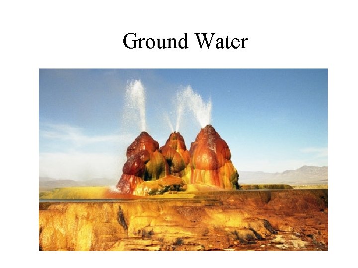 Ground Water 