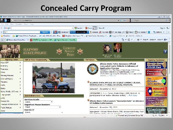 Concealed Carry Program Application 