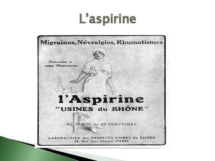 L’aspirine 