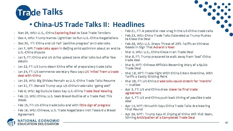 Trade Talks War • China-US Trade Talks II: Headlines - Nov 29, WSJ: U.