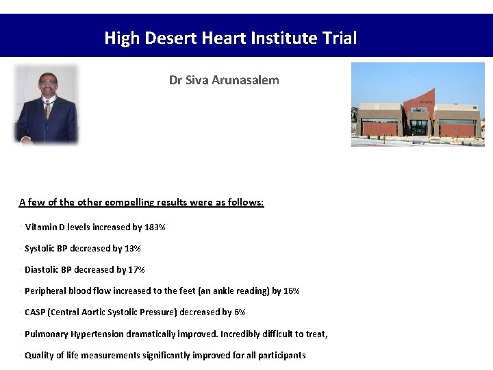 High Desert Heart Institute Trial Dr Siva Arunasalem 33 Congestive Heart Failure Patients After High Desert Heart Institute Trial Dr Siva Arunasalem 33 Congestive Heart Failure Patients After