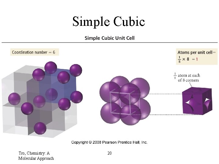 Simple Cubic Tro, Chemistry: A Molecular Approach 20 