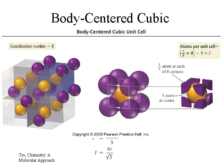 Body-Centered Cubic Tro, Chemistry: A Molecular Approach 21 