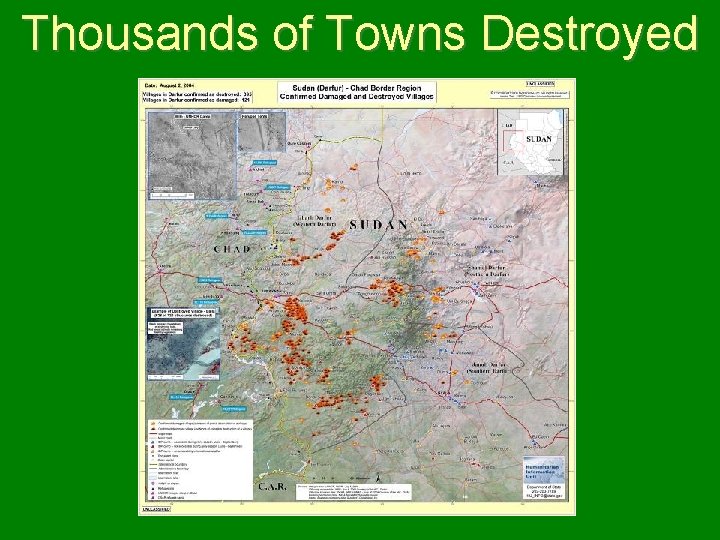 Thousands of Towns Destroyed 