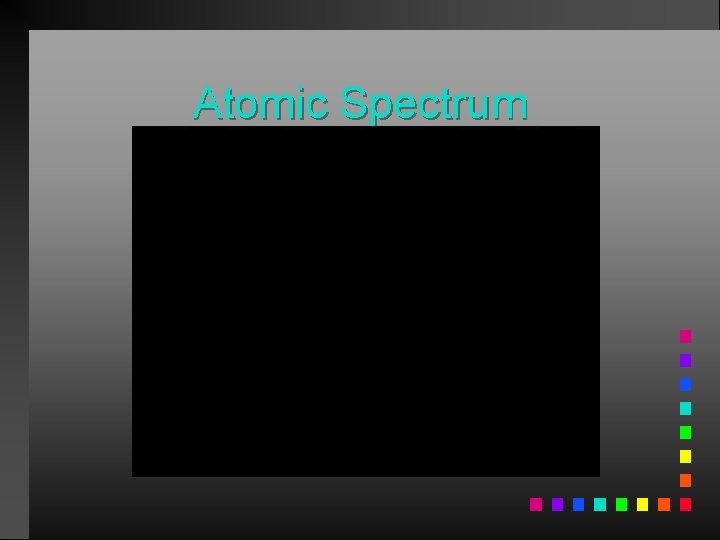 Atomic Spectrum 