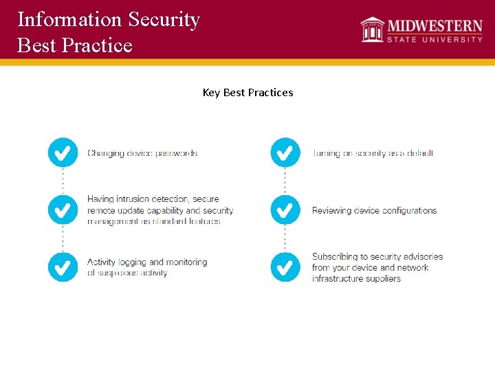 Information Security Best Practice Key Best Practices 
