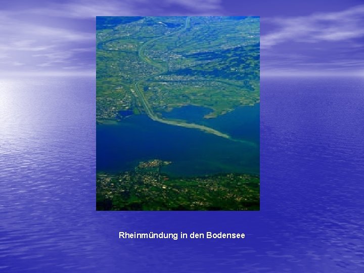 Rheinmündung in den Bodensee 