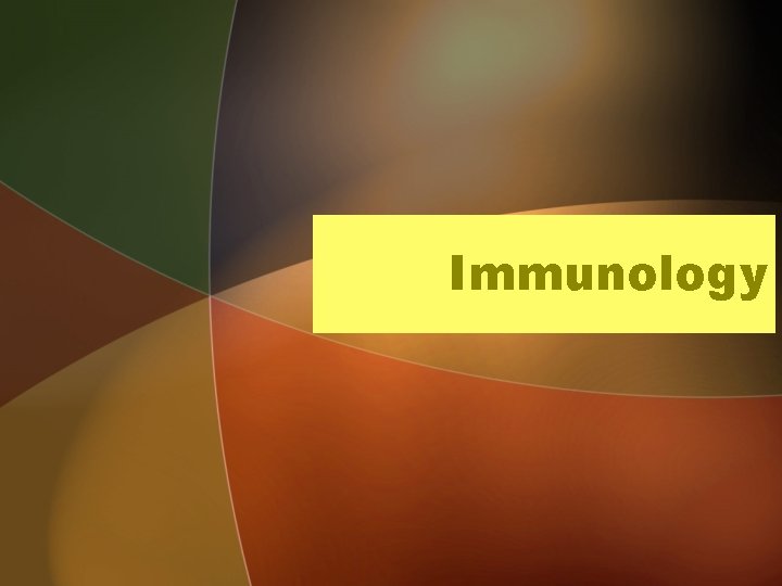 Immunology 