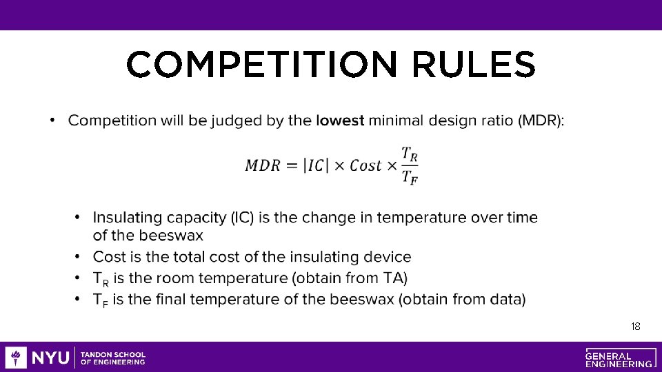 Competition Program Modulus Rule PROTOTYPING WITH MICROCONTROLLERS SENSORS MATERIALS EG 1003 LAB