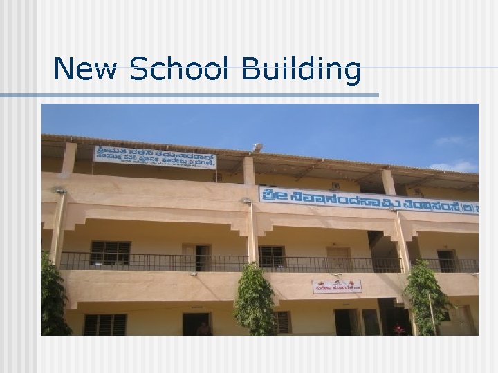 New School Building n 