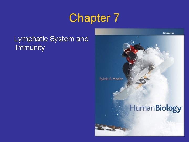 Chapter 7 Lymphatic System and Immunity 