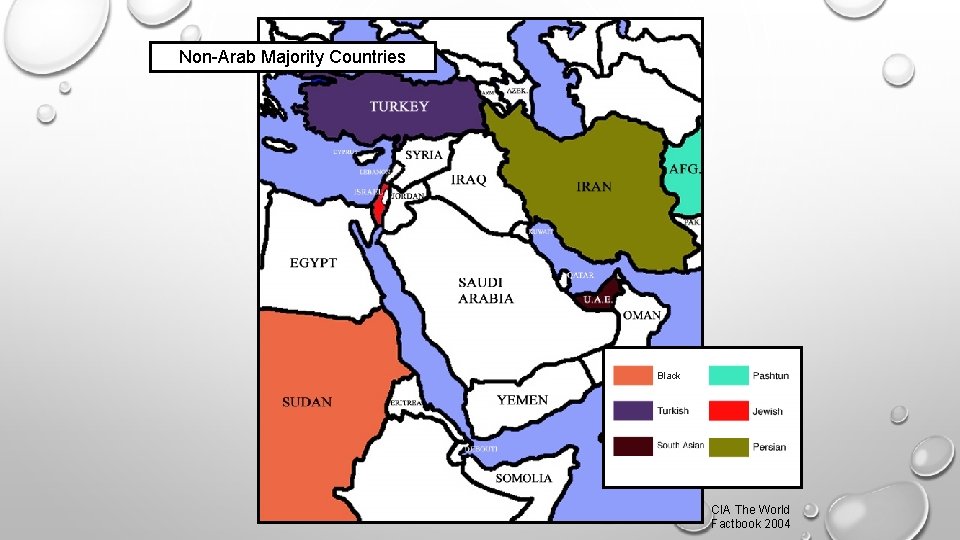 Non-Arab Majority Countries Black CIA The World Factbook 2004 