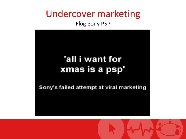 Undercover marketing Flog Sony PSP 