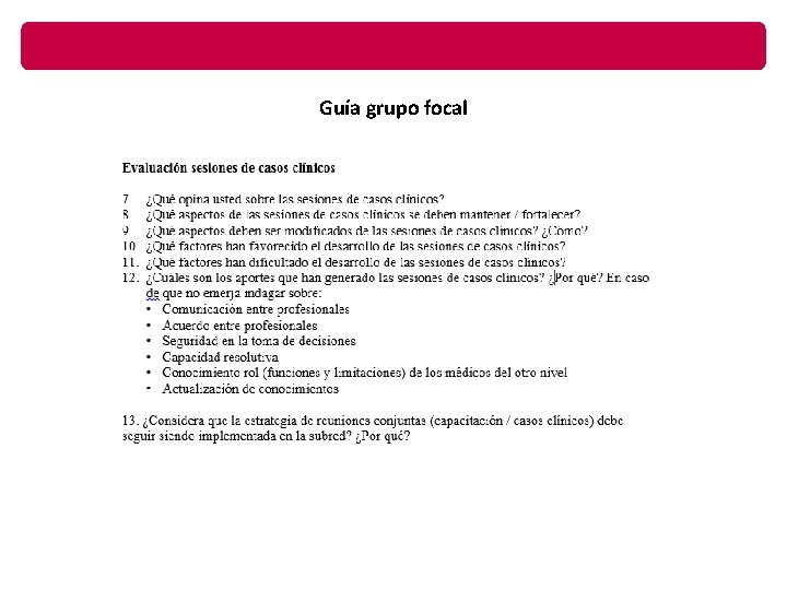 Guía grupo focal 