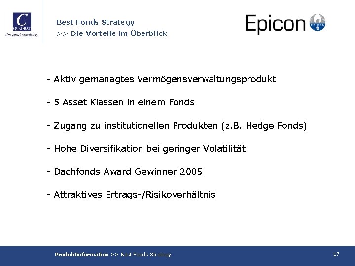 Best Fonds Strategy >> Die Vorteile im Überblick - Aktiv gemanagtes Vermögensverwaltungsprodukt - 5