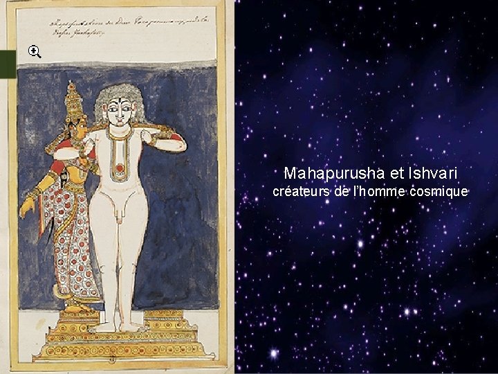 Mahapurusha et Ishvari créateurs de l’homme cosmique 