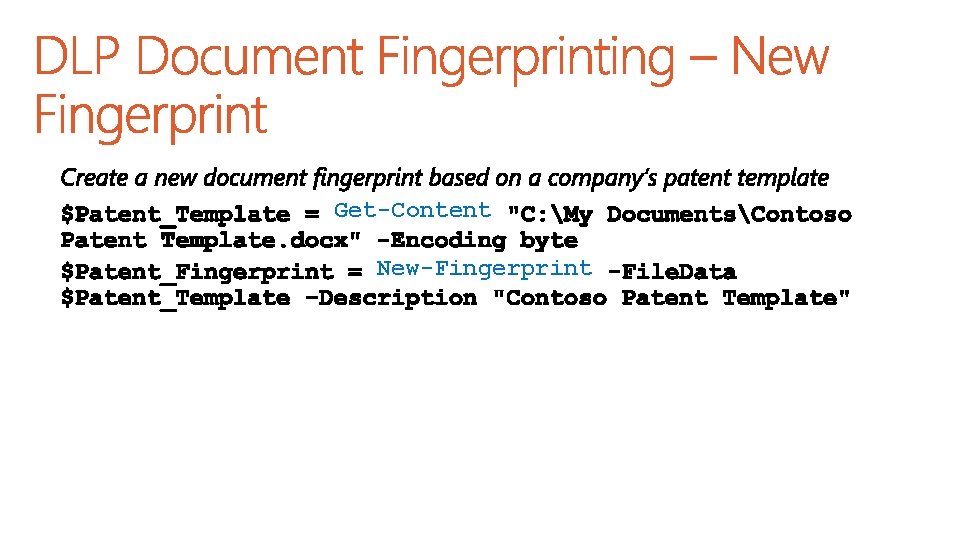 Get-Content New-Fingerprint 