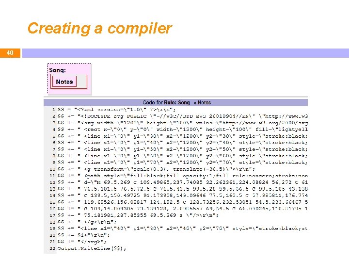 Creating a compiler 40 