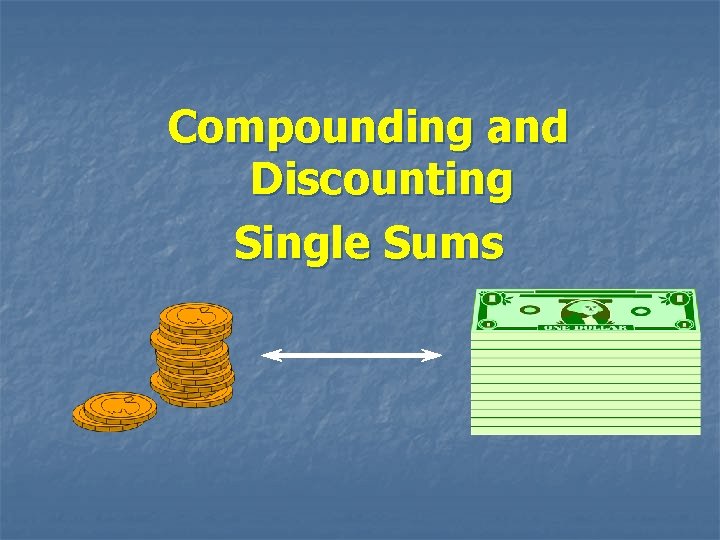 Compounding and Discounting Single Sums 