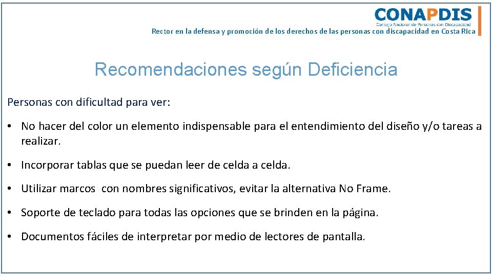 Rector en la defensa y promoción de los derechos de las personas con discapacidad