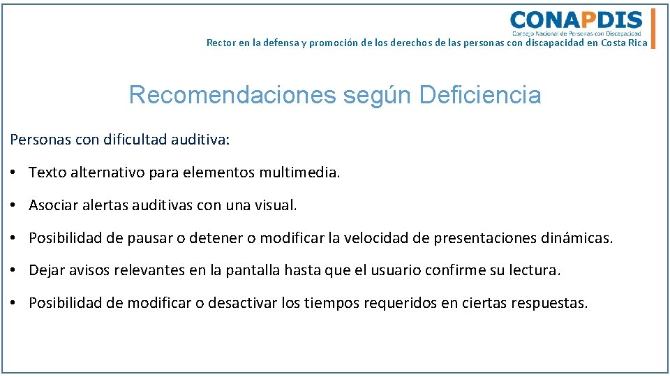 Rector en la defensa y promoción de los derechos de las personas con discapacidad