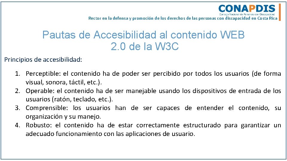 Rector en la defensa y promoción de los derechos de las personas con discapacidad