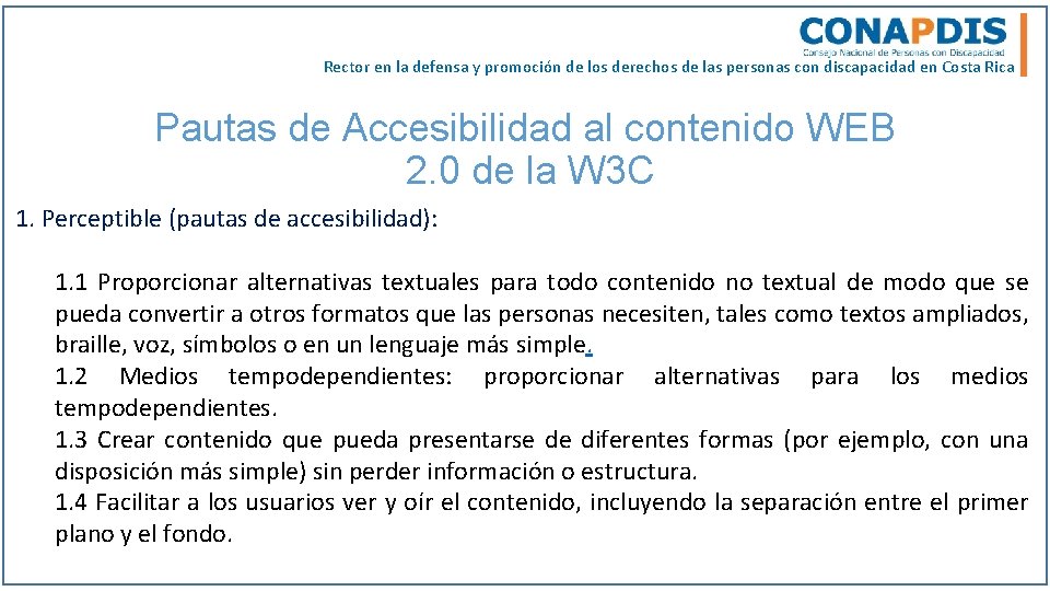 Rector en la defensa y promoción de los derechos de las personas con discapacidad