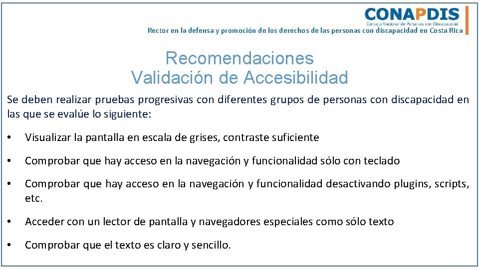 Rector en la defensa y promoción de los derechos de las personas con discapacidad