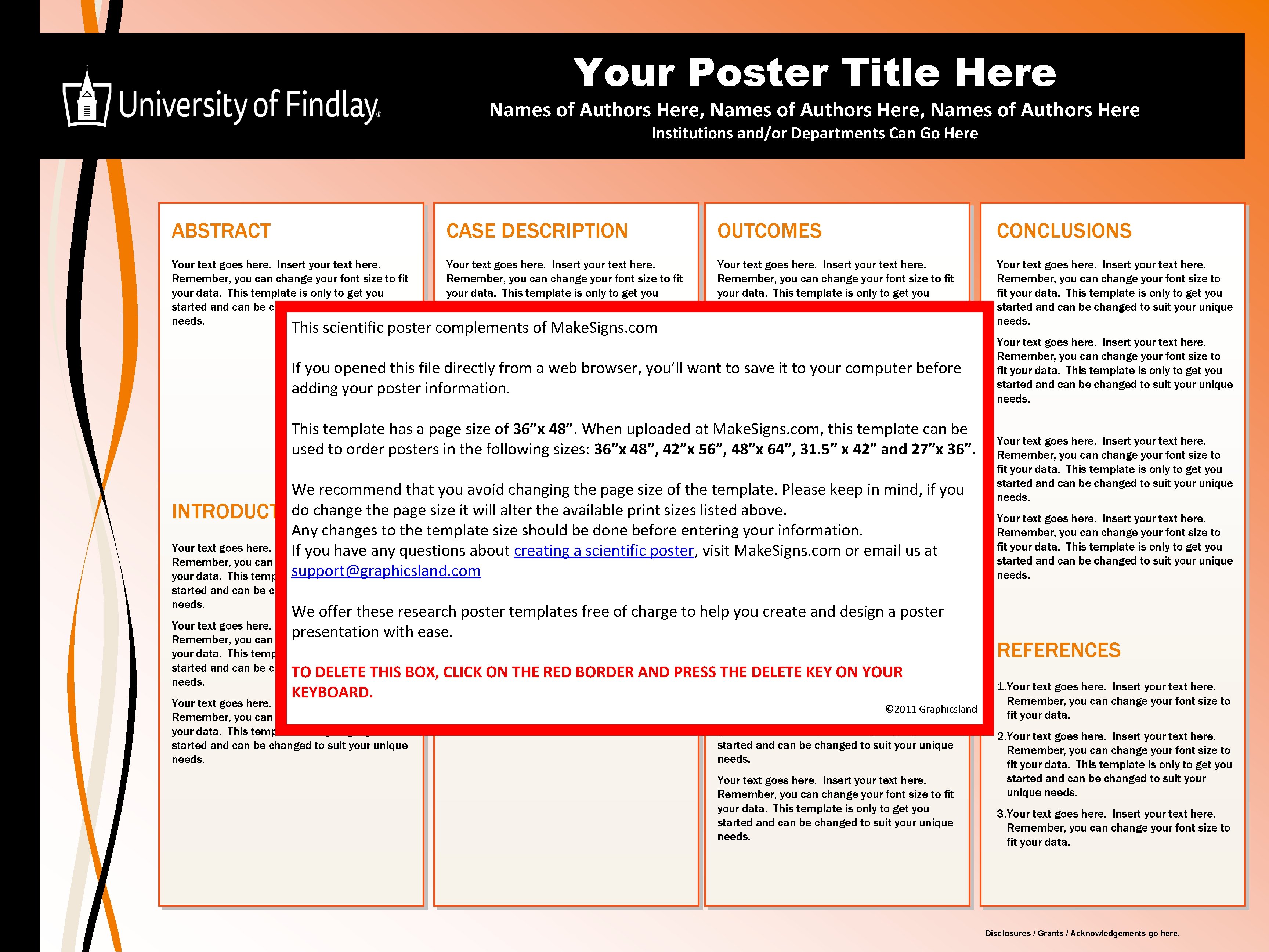 Your Poster Title Here Names of Authors Here, Names of Authors Here Institutions and/or Your Poster Title Here Names of Authors Here, Names of Authors Here Institutions and/or