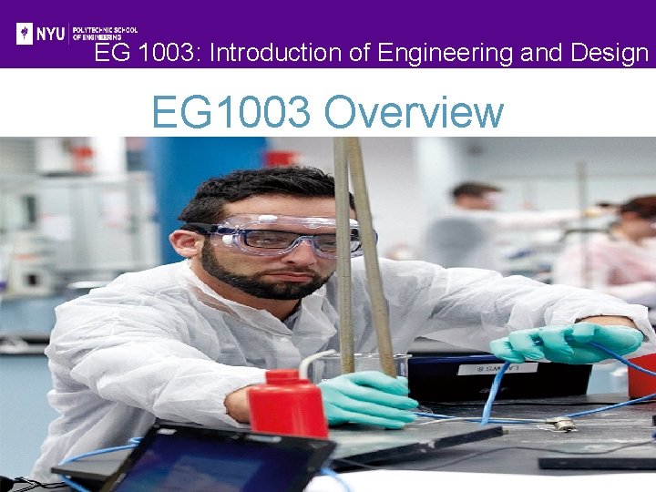 EG 1003 Introduction of Engineering and Design EG