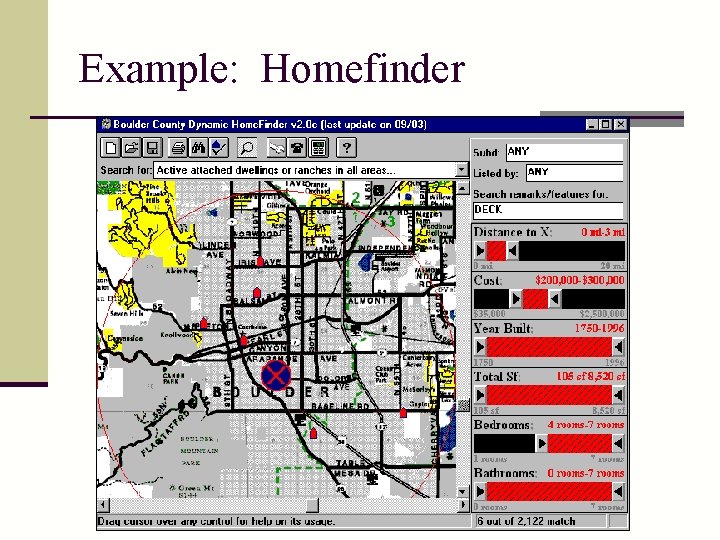 Example: Homefinder 