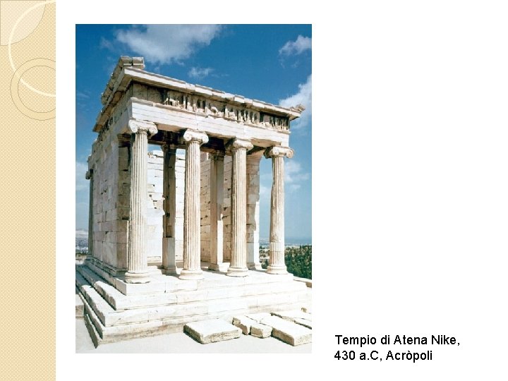 Tempio di Atena Nike, 430 a. C, Acròpoli 